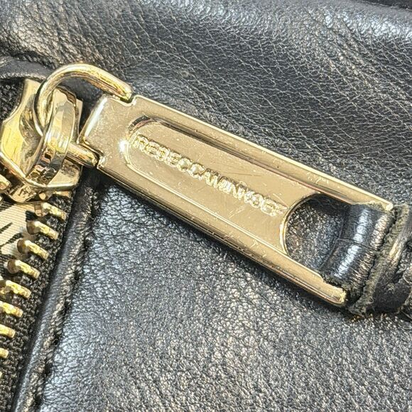 Rebecca Minkoff Mini MAC Black Leather Crossbody - Picture 13 of 14